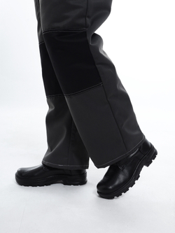 Костюм Nerss «МАНХЕТТЕН», куртка + полукомбинезон. Черный с серым.