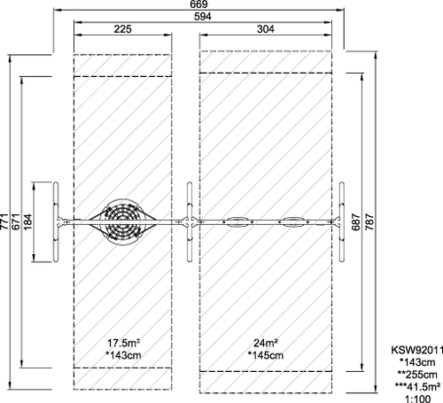 Двойные качели + качели Гнездо