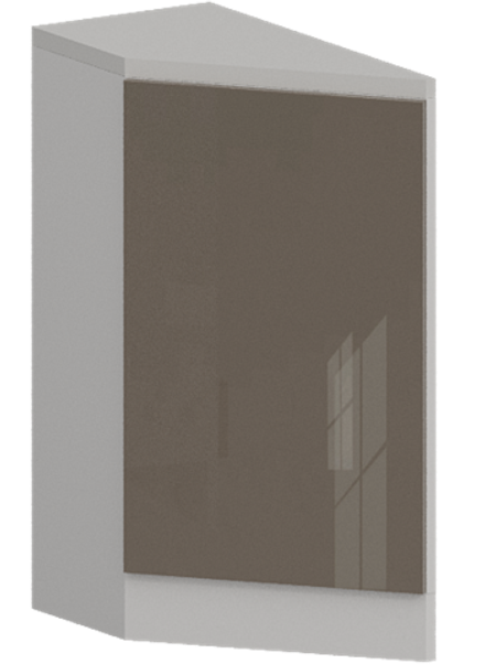 Кухня Модуль ШНТ 300 (правый) Белый / Капучино