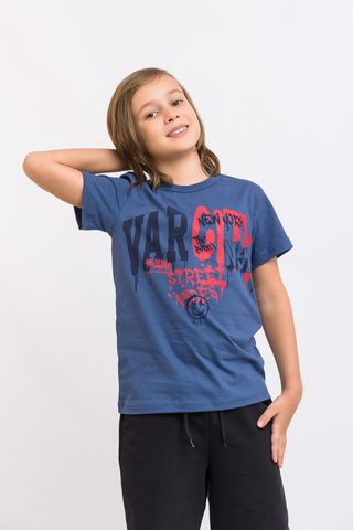 109_БК25 Футболка кор.рукав, темно-синий