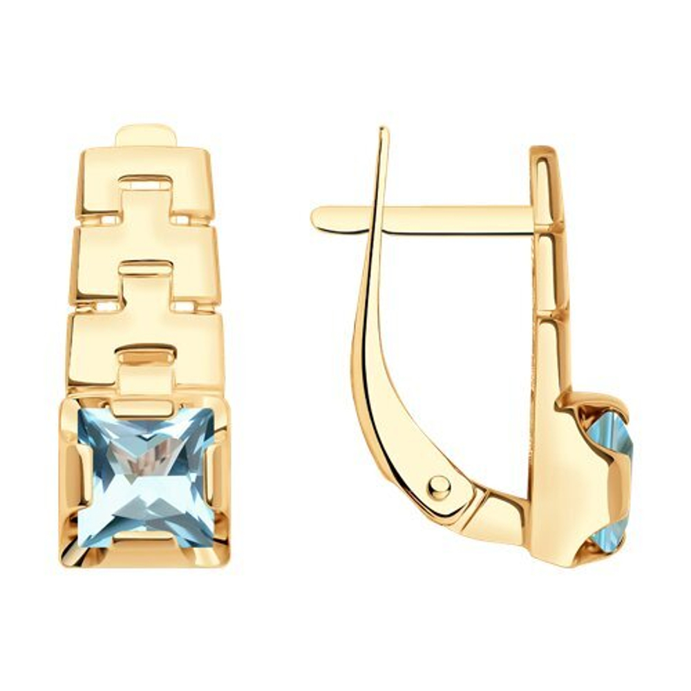 Серьги из золота 585 пробы