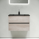 Тумба подвесная под раковину Sancos Urban, дуб галифакс натуральный 690х450х550