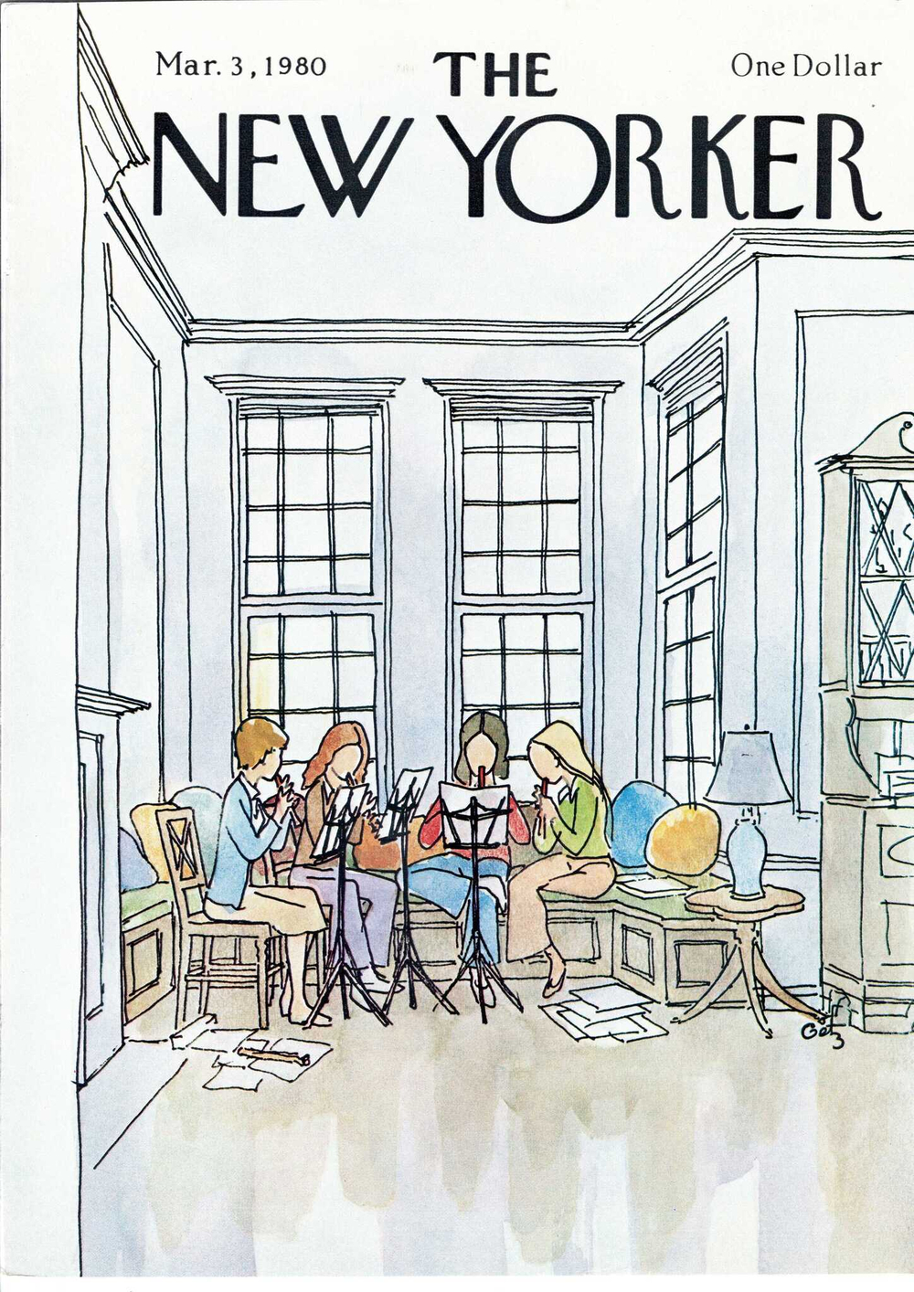 Журнал The New Yorker 03-03-1980, обложка