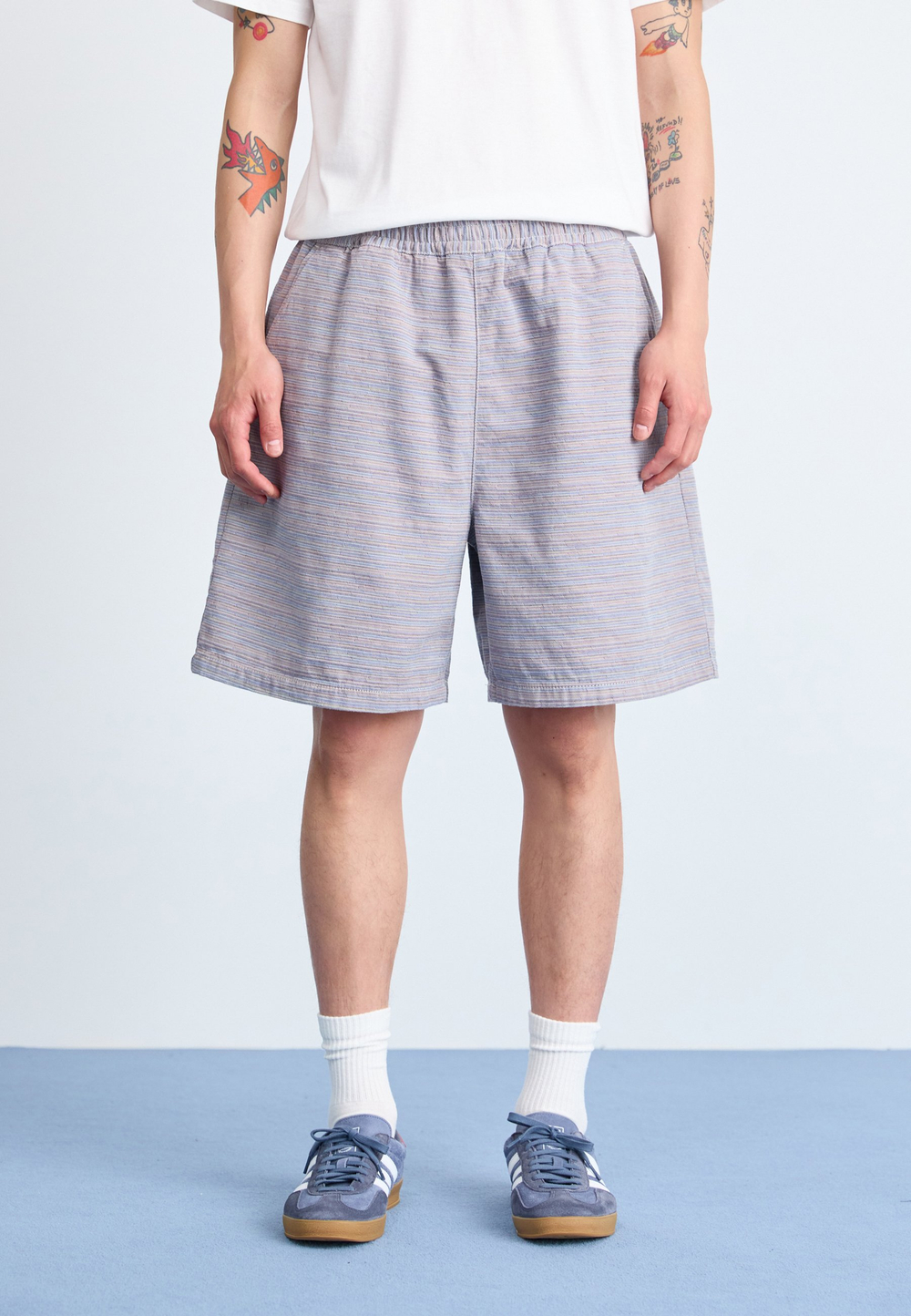 Carhartt WIP GELLAR GLENVILLE - Шорты - многоцветный полосатый/разноцветный