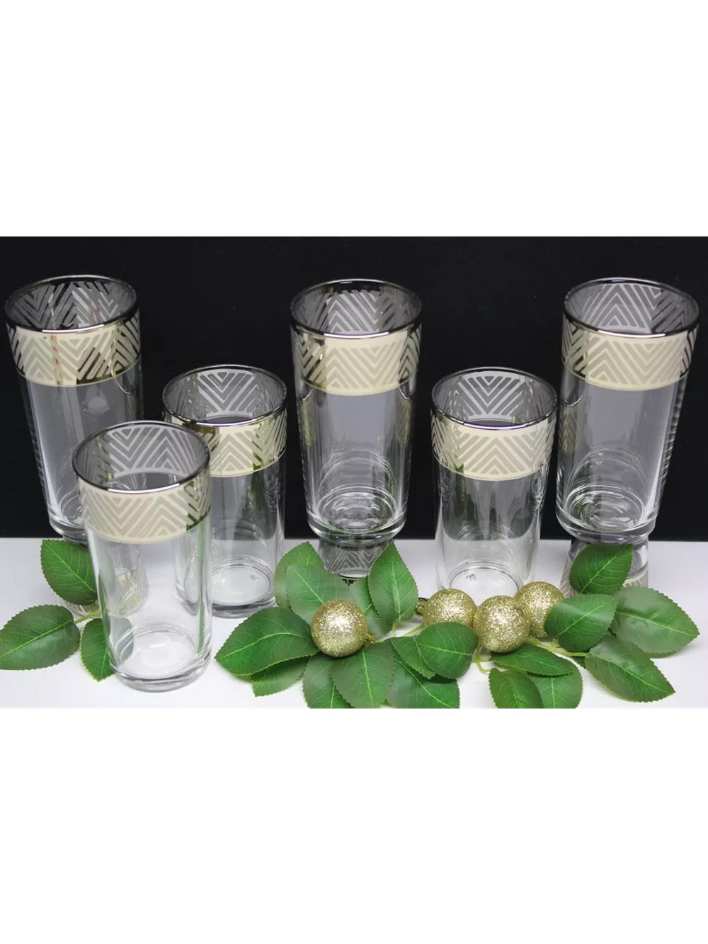 Стакан для напитков сока и воды высокие