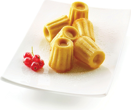 Форма для запекания Silikomart Forma do babek cannele Sf033 Cannele, овальная, силикон, 18 33,5 см