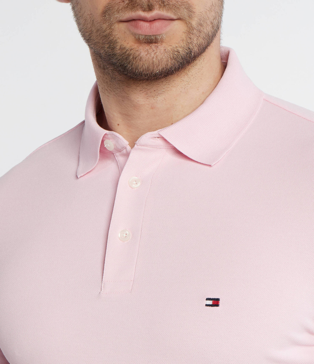 Поло 1985 Tommy Hilfiger - розовый(MW0MW17771)
