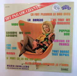 Винтажная виниловая пластинка LP Mario Cavallero, Son Orchestre Et Ses Chanteurs Hit Parade Chante Pop Hits Vol. 10 (France 1973)