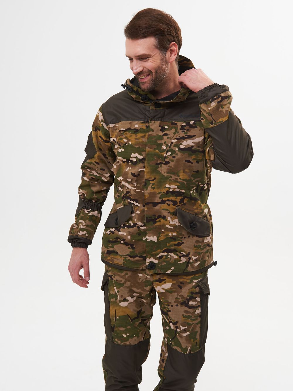 Костюм демисезонный Горка-3 Сombo ткань Смесовая Рип-Стоп/Cat's Eye цвет Мультикам/Хаки
