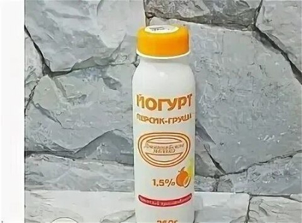 Йогурт персик-груша 1,5% 260 г.