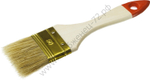 ЗУБР УНИВЕРСАЛ 50 мм, 2″ светлая натуральная щетина, деревянная ручка, плоская кисть, ОПТИМА (01099-050)