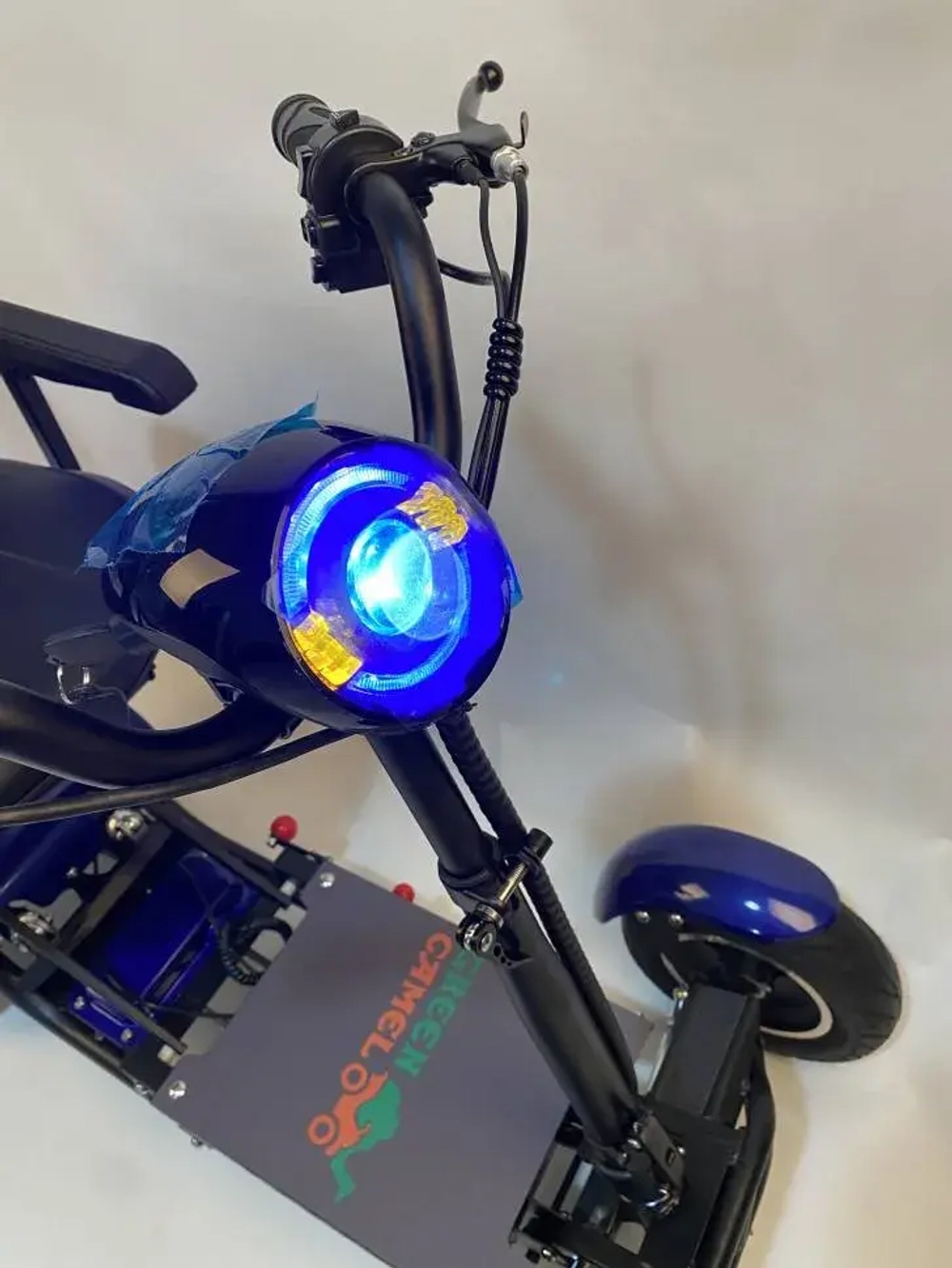 Электротрицикл Green Camel Кольт 801 FAT (36V 15,6Ah 2x400W) с сиденьем