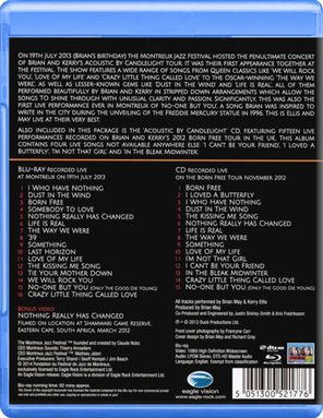Brian May & Kerry Ellis / The Candlelight Concerts - Live At Montreux 2013 (Blu-ray+CD)