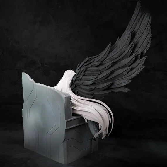 Sephiroth on the throne - Final Fantasy