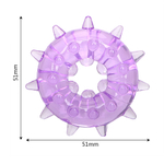 Эрекционное кольцо с шипиками