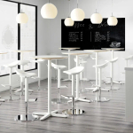 Барный стул - IKEA JANINGE/ЙАНИНГЕ ИКЕА  ,  36х38х84 см, белый