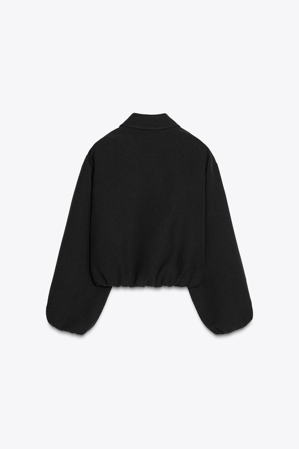 ZARA БОМБЕР НА МОЛНИИ, ЧЕРНЫЙ