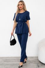 Костюм брючный (синий) К11-81/7 Nikol (Акция)