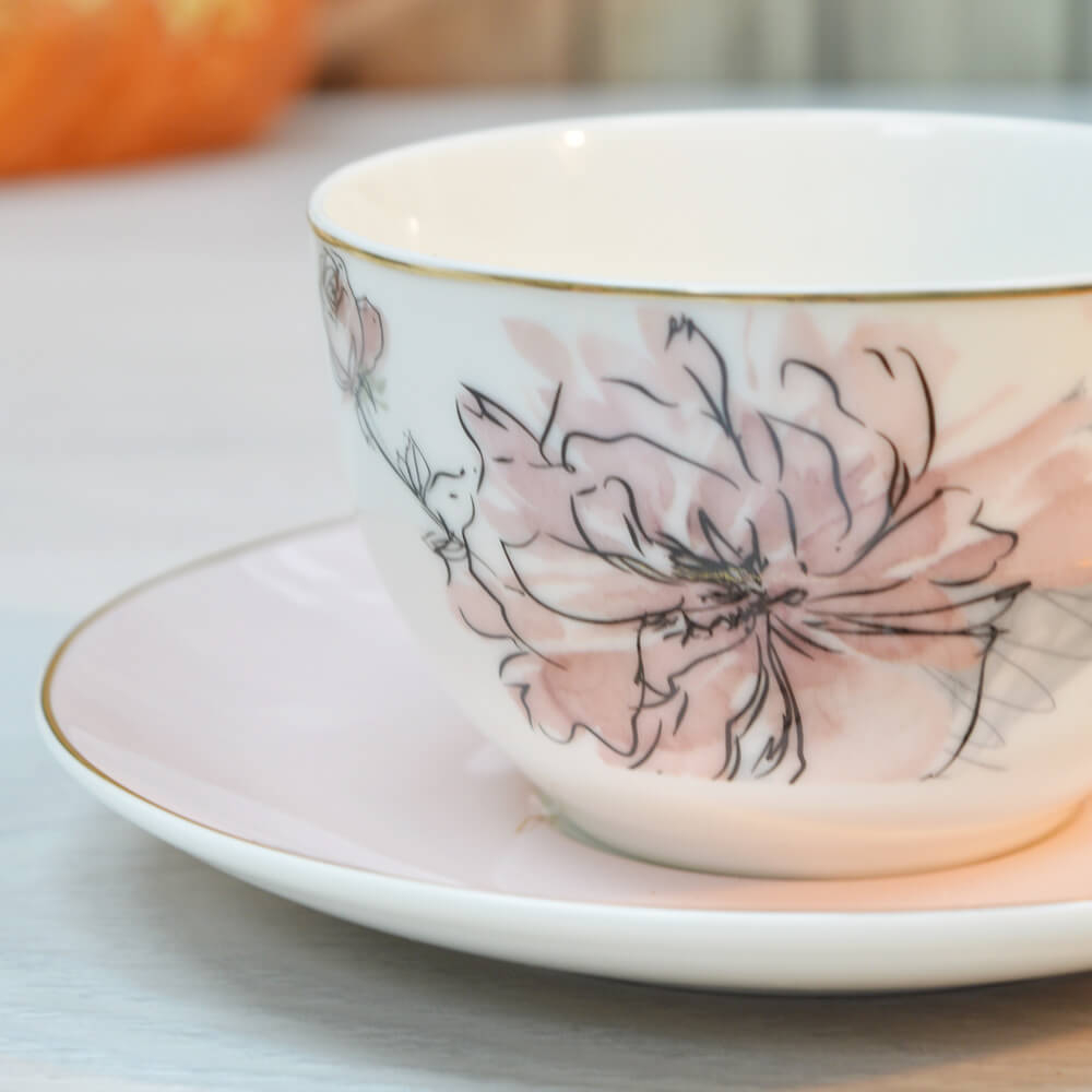 Чайный набор 12 предметов 280мл "Розали", Jewel