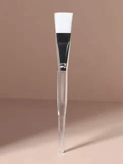 Кисть для масок, 17 см, цвет прозрачный/белый