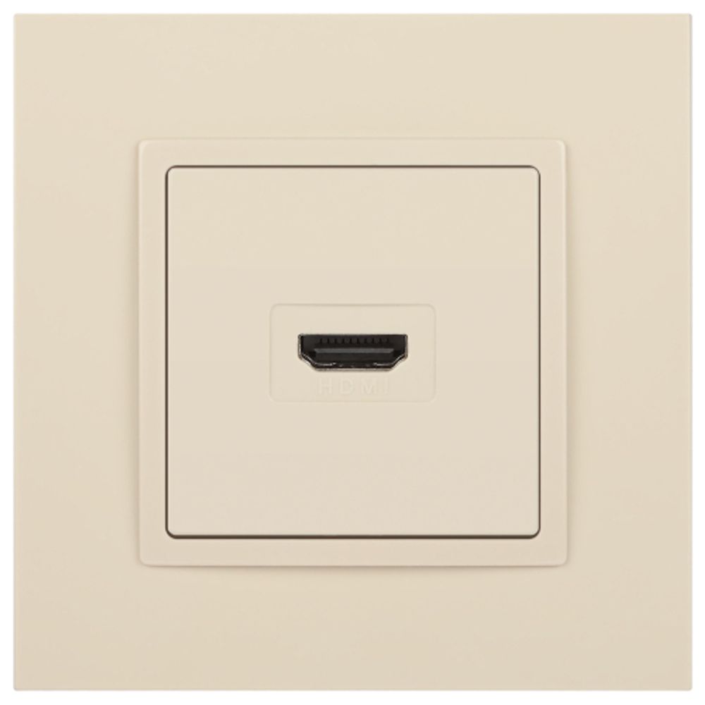 14-3114-02 ЭРА Розетка HDMI, IP20, Эра Elegance, сл.кость | Elegance Слоновая кость