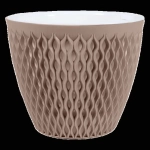 Кашпо для цветов пластиковое 1,6л d-16см «Версаль» Фраппе