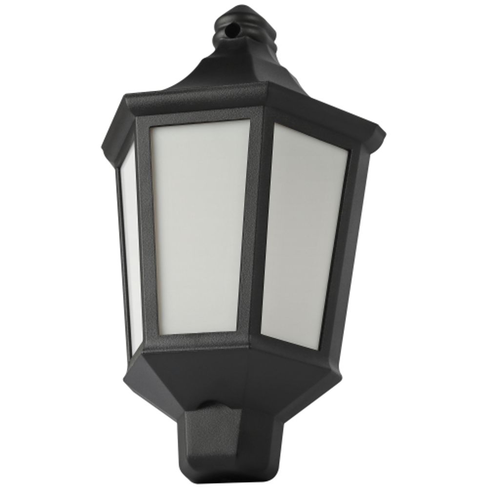 Садово-парковый светильник ЭРА НБУ 06-60-003 Ника 60Вт черный белое основание матовый