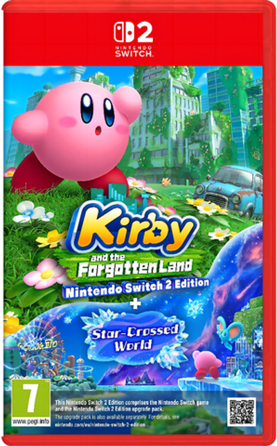 Игра Kirby and the Forgotten Land Nintendo Switch 2 Edition + Star-Crossed World (Английская версия) для Nintendo Switch 2