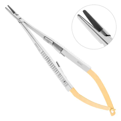Микроиглодержатель TUC CASTROVIEJO, прямой, 14 см.