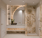 Керамогранит, Arcadia Ceramica, INVISIBLE ONYX, 1200x600 мм, полированная