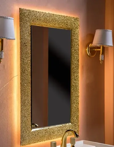 Зеркало Armadi Art AURA 60*90 белое с подсветкой 537