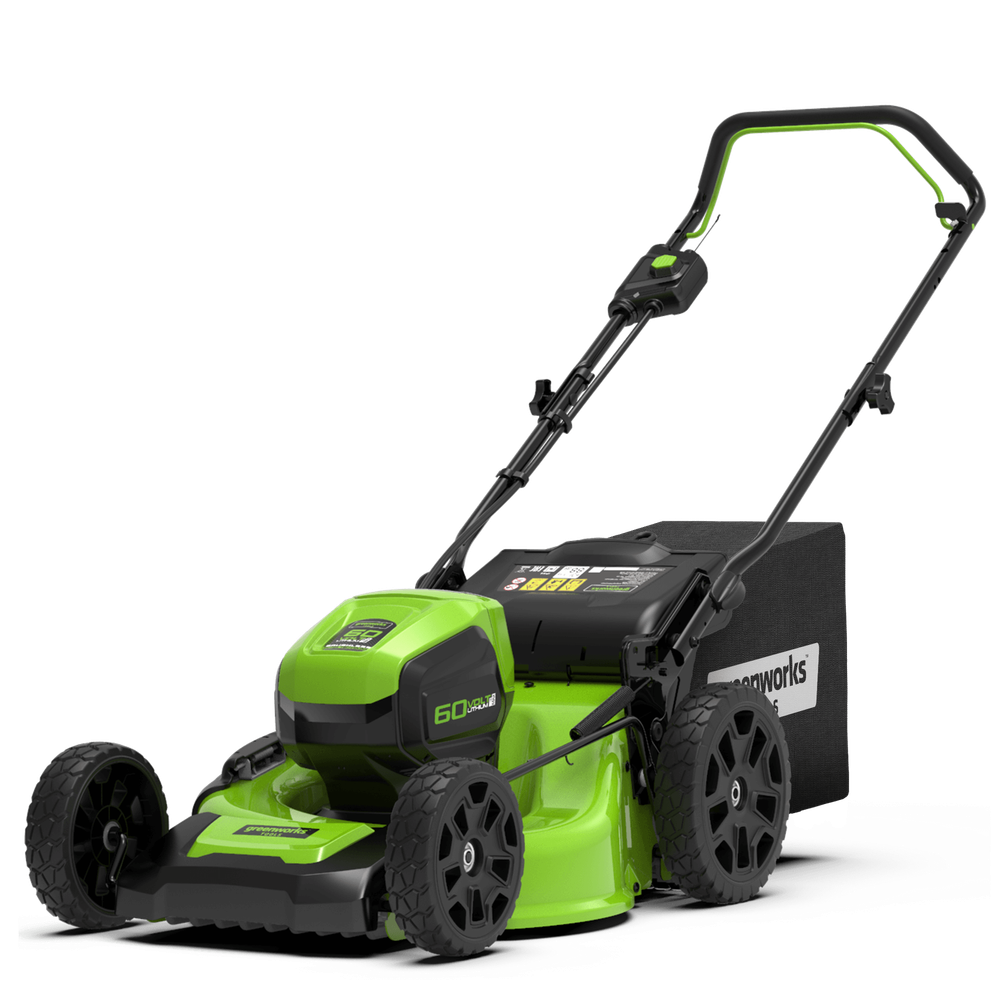 Аккумуляторная газонокосилка Greenworks GD60LM46HPK5, 60v, 46 см, АКБ 5 А·ч и ЗУ