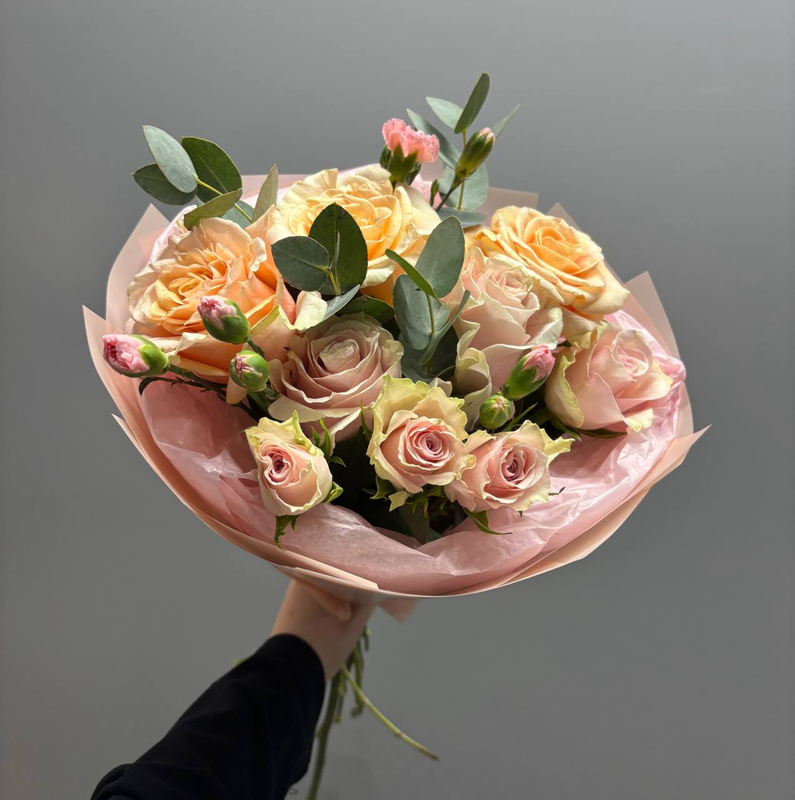 Букет "Оттенки розового"