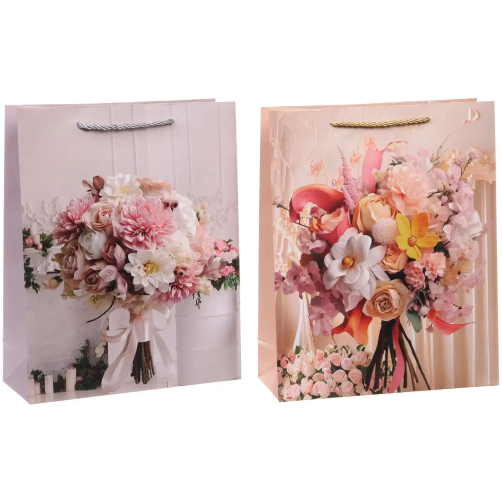 Пакет подарочный «Нотюрморт» 26*32*10 см, микс