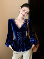 Бархатная блузка