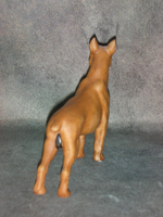 Статуэтка. Фарфор. Собака Боксёр. Capodimonte. Италия