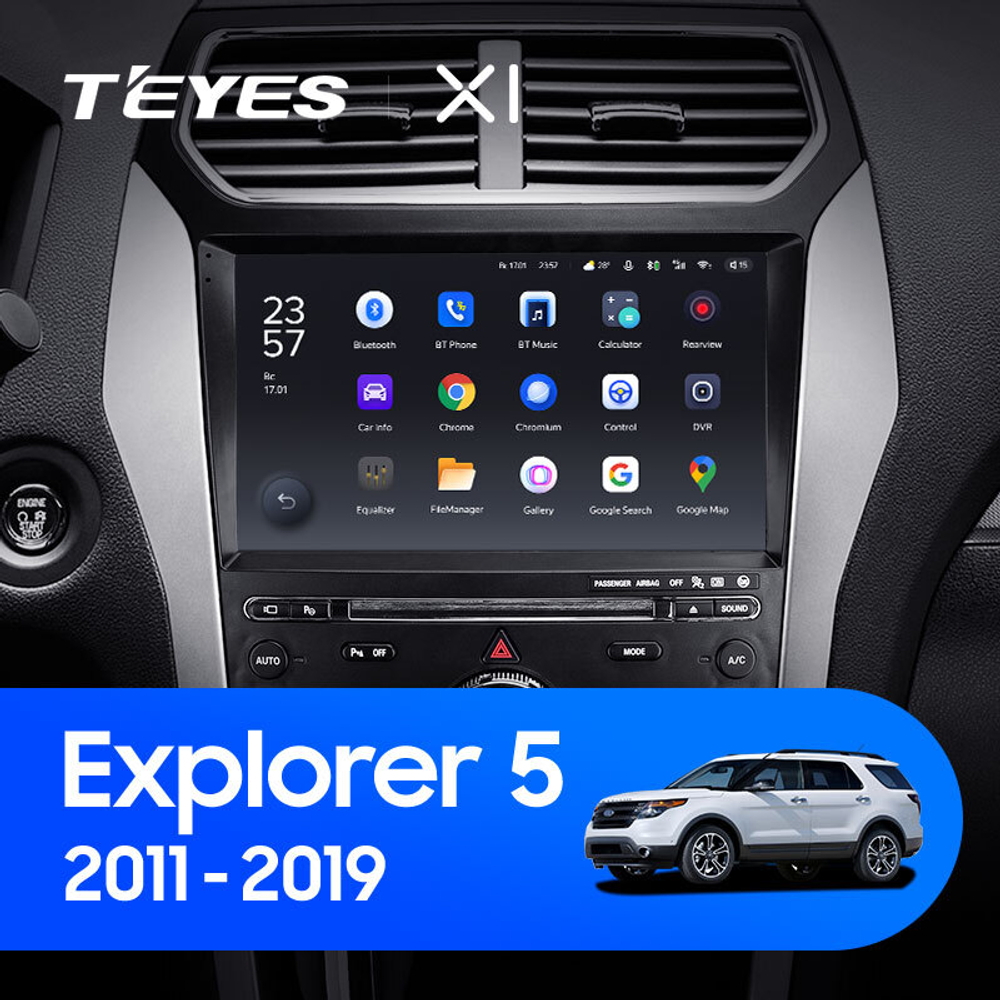 Teyes X1 10,2"для Ford Explorer 5 2011-2019