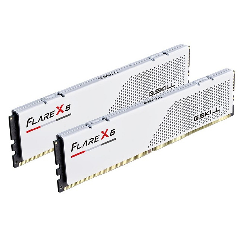 Модуль памяти DIMM DDR5 64Gb, 6000Mhz, 2x32Gb, G.Skill Flare X5 White (F5-6000J3636F32GX2-FX5W)
