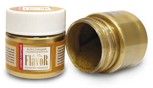 Супер плотный блеск MR FLAVOR Золото темное 5 гр