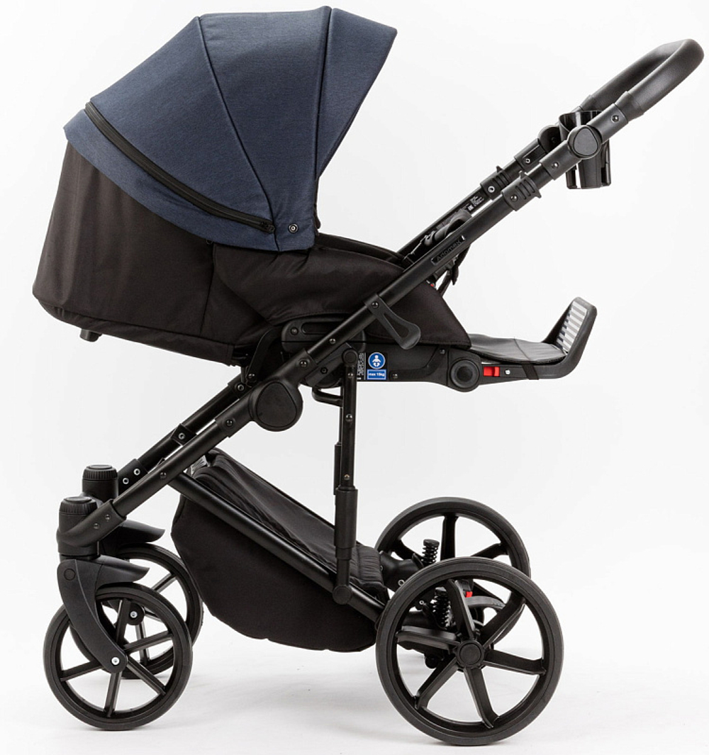 Детская коляска Adamex Locco Light 2 в 1 LL-TK12 TIP (Т.СИНИЙ)