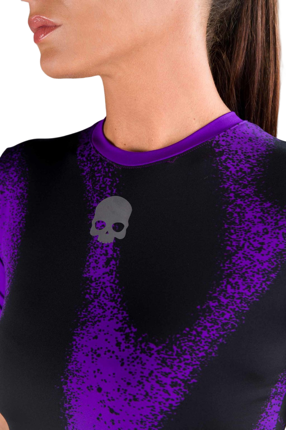 Женская теннисная футболка Hydrogen Spray Tech Tee Woman - purple