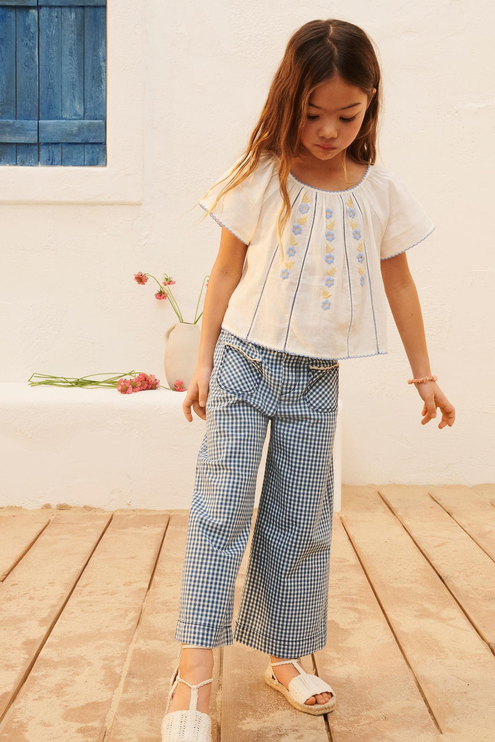 ZARA ЛЬНЯНАЯ РУБАШКА С ВЫШИВКОЙ - LIMITED EDITION, БЕЛЫЙ