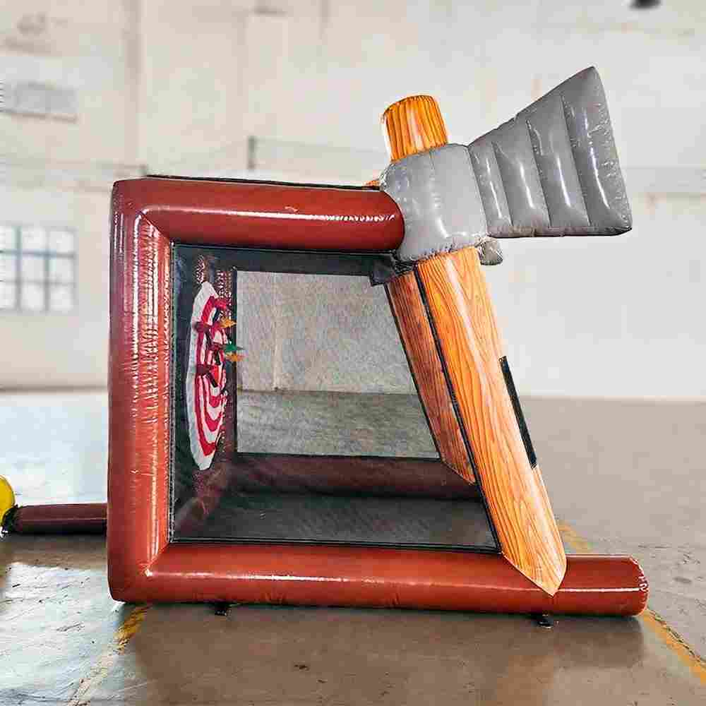 Надувной дартс «Битва топоров» на подкачке, диаметр 2,85 м, размер 2,85×2,75×2,75 м