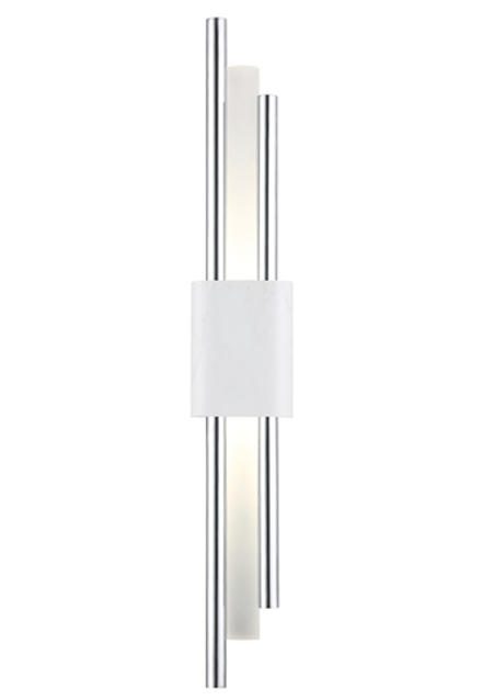 Бра Crystal Lux CARTA AP6W LED WHITE/CHROME