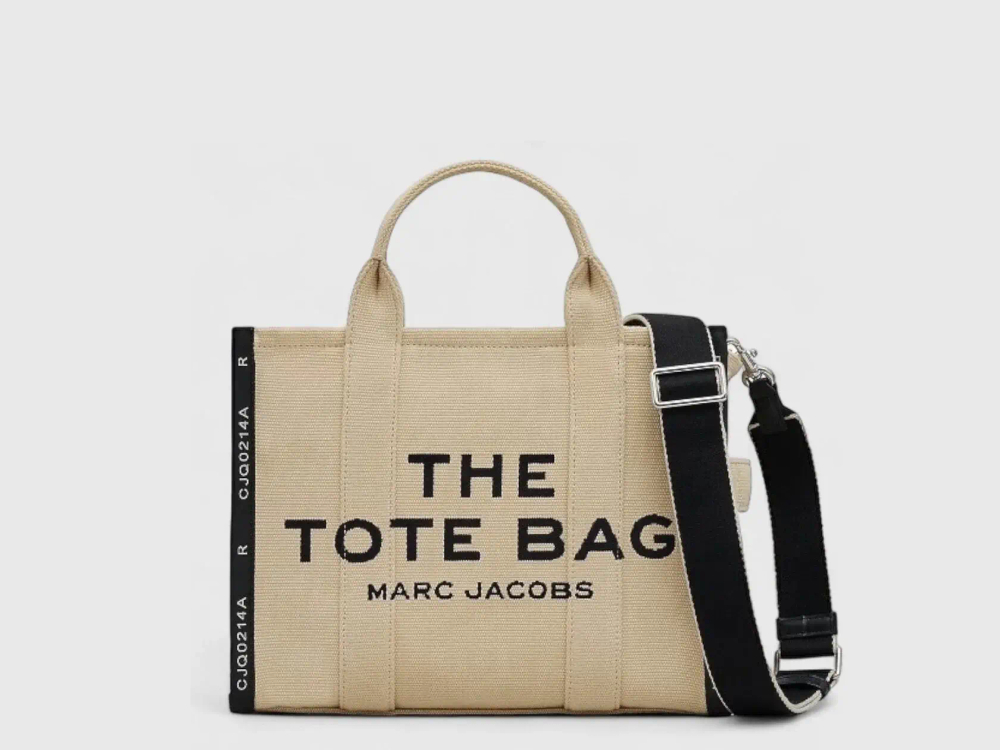 СУМКА MARC JACOBS THE JACQUARD SMALL TOTE BAG WARM SAND