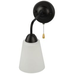 Бра светильник Rivoli Jodie 9190-401 настенный 1 х Е27 60 Вт модерн с выключателем | Rivoli