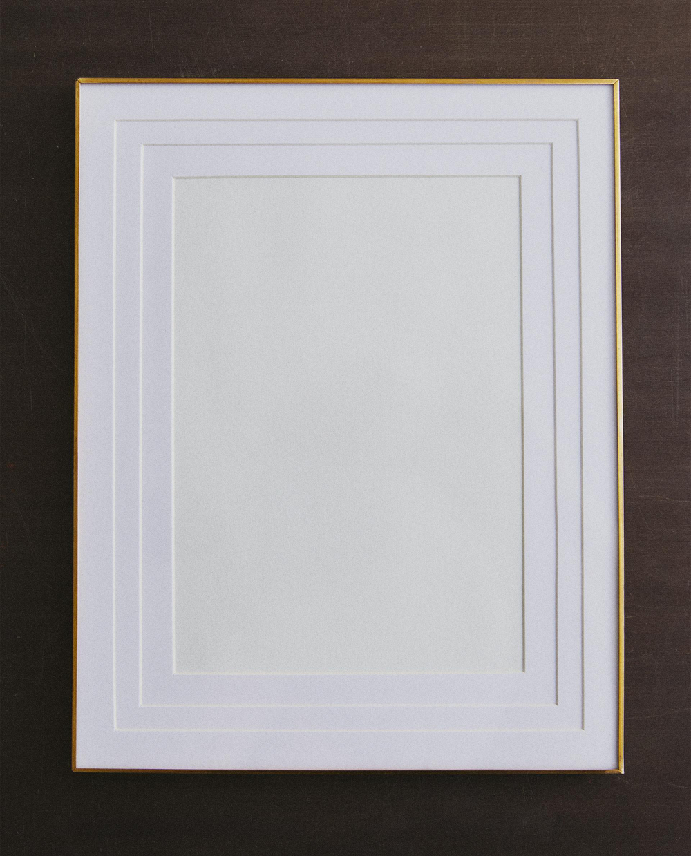 Zara Home Фоторамка из плетёной бумаги, цвет золотой, 21.4 см