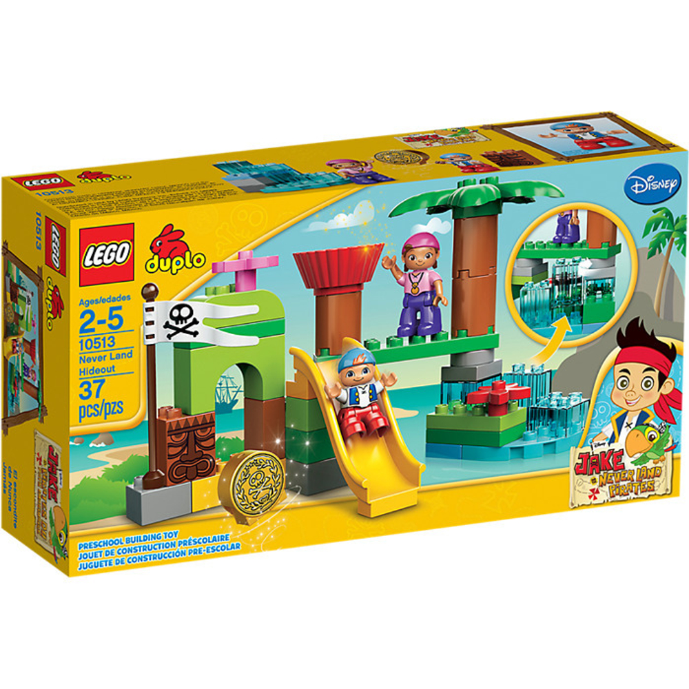 LEGO Duplo: Штаб пиратов Нетландии 10513 — Never Land Hideout — Лего Дупло