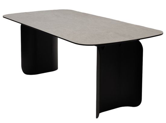 Стол NORD 200 TL-102, испанская керамика/черный каркас