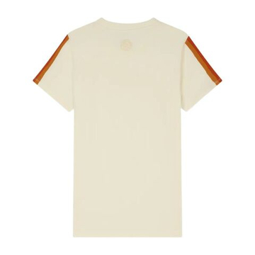 Женская теннисная футболка Roland Garros Color Lines - ecru